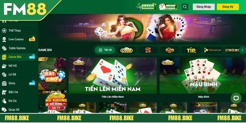 Game Bài FM88 - Trải Nghiệm Bất Tận, Thưởng Liền Tay Game bài FM88 sảnh chơi hấp dẫn năm 2025