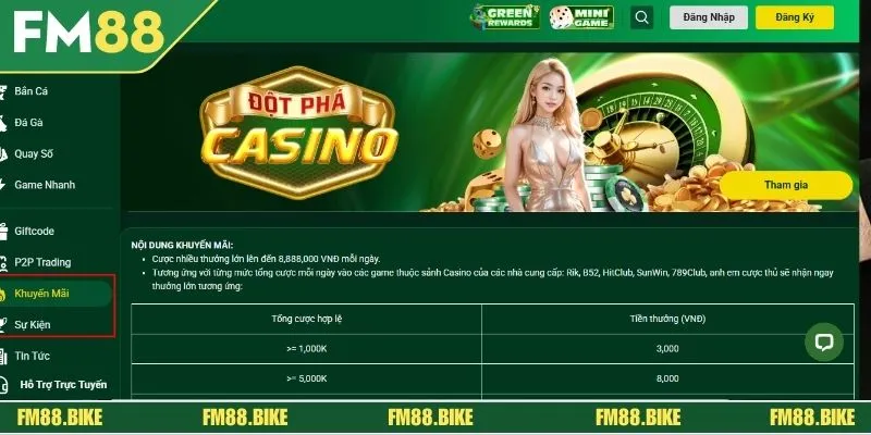 Sự Kiện FM88 - Cập Nhật Nhanh Các Hoạt Động Nổi Bật Sự kiện FM88 giúp hội viên cập nhật các ưu đãi hấp dẫn của nhà cái